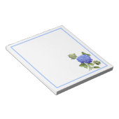 Blauwe Hortensia's Notitieblok (Schuin)