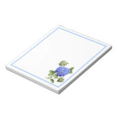Blauwe Hortensia's Notitieblok (Linkerzijde)