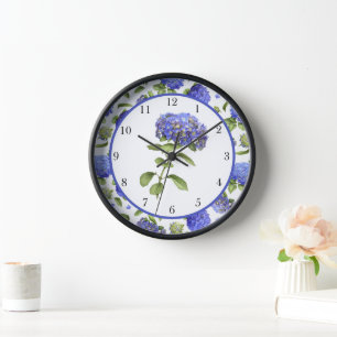 Blauwe Hortensia's Originele Botanische Kunst Inge