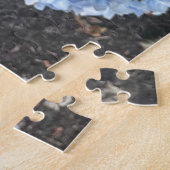Blauwe Hortensia's, San Lorenzo Legpuzzel (Zijkant)