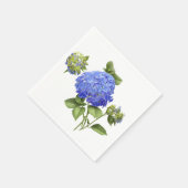 Blauwe Hortensia's Servetten (Hoek)