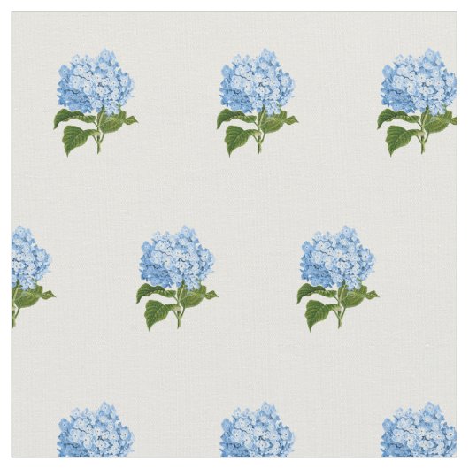 Blauwe Hortensia's Stof (Close Up)