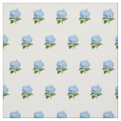 Blauwe Hortensia's Stof (Swatch)
