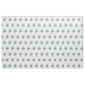 Blauwe Hortensia's Stof (Fat Quarter)