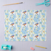 Blauwe Hortensia's Tissuepapier (Craft)