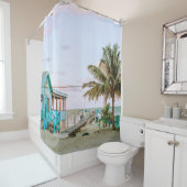 BLAUWE HOUDEN HUIS NORMAAL WATER DOUCHEGORDIJN (In situ)