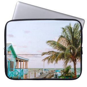 BLAUWE HOUDEN HUIS NORMAAL WATER LAPTOP SLEEVE