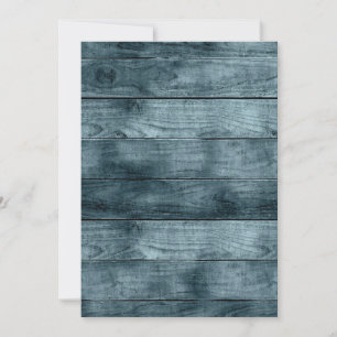 Blauwe Houten Cabine Donkere Schaduwen Rustieke Ti Kaart