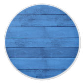 Blauwe houten keramische romp keramische knop (Voorkant)