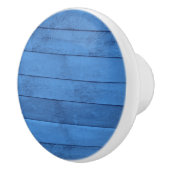 Blauwe houten keramische romp keramische knop (Rechts)