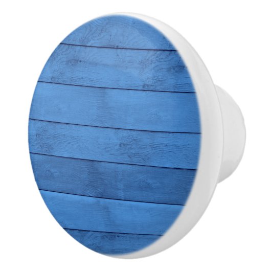 Blauwe houten keramische romp keramische knop (Rechts)