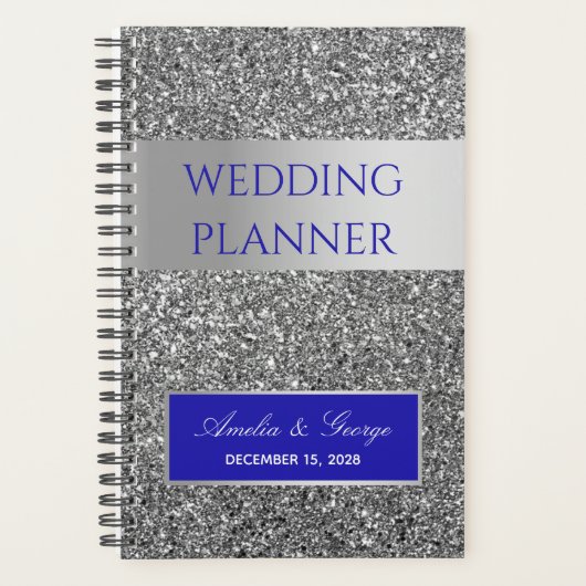 Blauwe Huwelijksplanner Planner (Voorkant)