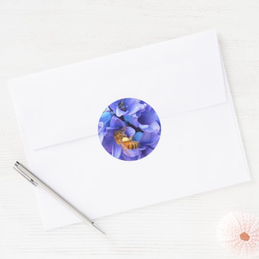 BLAUWE HYACINTH ~ Stickers (Envelop)