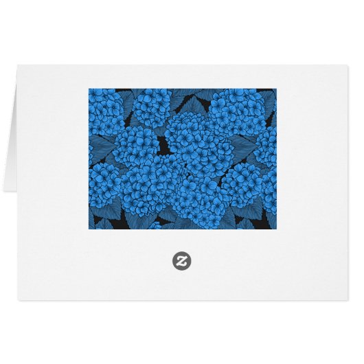 Blauwe hydrangea (Achterkant Horizontaal)