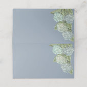 Blauwe hydrangea Blank Plaatskaartje (Buitenkant ongevouwen)