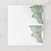 Blauwe hydrangea Blank Plaatskaartje (Buitenkant ongevouwen)