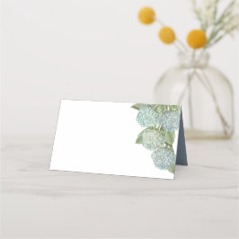 Blauwe hydrangea Blank Plaatskaartje