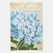 Blauwe hydrangea Bloem  Botanisch Theedoek (Verticaal)