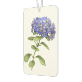 Blauwe Hydrangea Bloem Botanische Kunst Ontwerp Luchtverfrisser (Links)