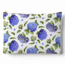 Blauwe Hydrangea Bloemen Botanische Kunst