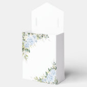 Blauwe Hydrangea Bloemen Bruiloft Favor Doos Bedankdoosjes (Geopend)