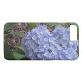 Blauwe Hydrangea Bloemen Telefoon Case (Achterkant (Horizontaal))