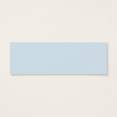 Blauwe Hydrangea Bloemstuk Bruidsregister Insteekk Mini Visitekaartjes (Achterkant)