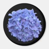 Blauwe Hydrangea Bloom Magnet (Voorkant)