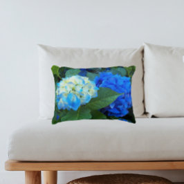 Blauwe hydrangea Blooms Floral Accent Kussen