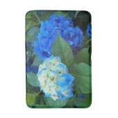 Blauwe hydrangea Blooms Floral Badmat (Voorkant Verticaal)