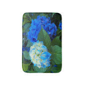 Blauwe hydrangea Blooms Floral Badmat (Voorkant Verticaal)