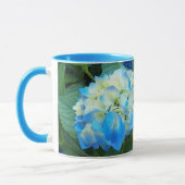 Blauwe hydrangea Blooms Floral Mok (Links)