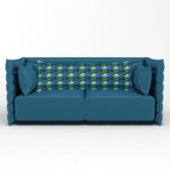 Blauwe hydrangea Blooms Floral Pattern Body Pillow Lichaamskussen