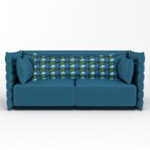 Blauwe hydrangea Blooms Floral Pattern Body Pillow