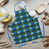 Blauwe hydrangea Blooms Floral Pattern Schort