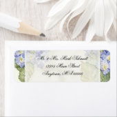 Blauwe Hydrangea Bracket Floral Formele Bruiloft Etiket (Insitu)