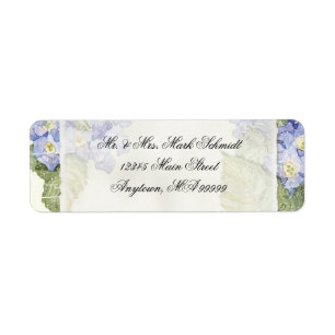 Blauwe Hydrangea Bracket Floral Formele Bruiloft Etiket