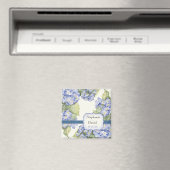 Blauwe Hydrangea Bracket Floral Formele Bruiloft Magneet (Insitu (Vaatwasser))
