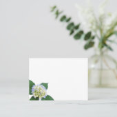 Blauwe hydrangea Bud blauw witte kaartjes (Staand voorkant)