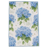 Blauwe Hydrangea-cadeautas | Trouw & Bruidsfeest Medium Cadeauzakje (Voorkant)