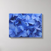 Blauwe Hydrangea Canvas Print (Voorkant)