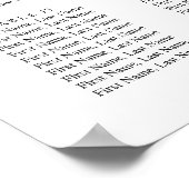 Blauwe Hydrangea Eucalyptus 16 Tafels Zitschema Poster (Hoek)