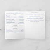 Blauwe Hydrangea-herdenkingsprogramma voor levensv (Binnen)
