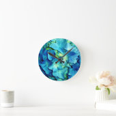 Blauwe Hydrangea hortensia Ronde Klok (Huis)