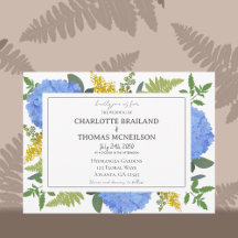 Blauwe Hydrangea Moderne Artistieke Bloemen Bruilo