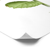 Blauwe hydrangea Originele Kunstafdrukken Poster (Hoek)