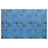 Blauwe hydrangea stof (Yard (91,4 cm))