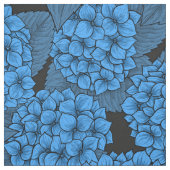 Blauwe hydrangea stof (Swatch)