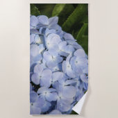 Blauwe Hydrangea strandlaken (Voorkant)