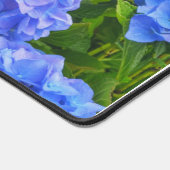 Blauwe Hydrangea Tuin Bloemen Bureau Mat Pad (Hoek)